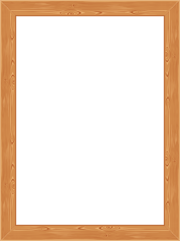 قاب عکس چوبی برای فتوشاپ PNG
